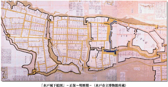 水戸城下絵図